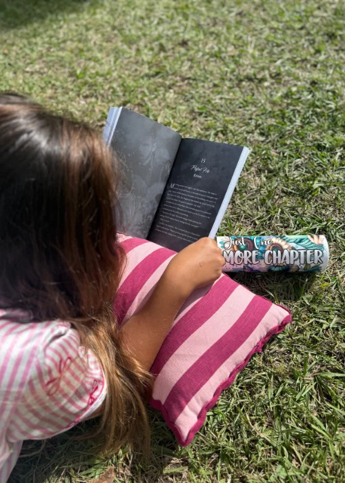 _Mockup Social Posts (500 x 700 px) (7) Girl reading on the grass Stage Left Print format for Luci Fer